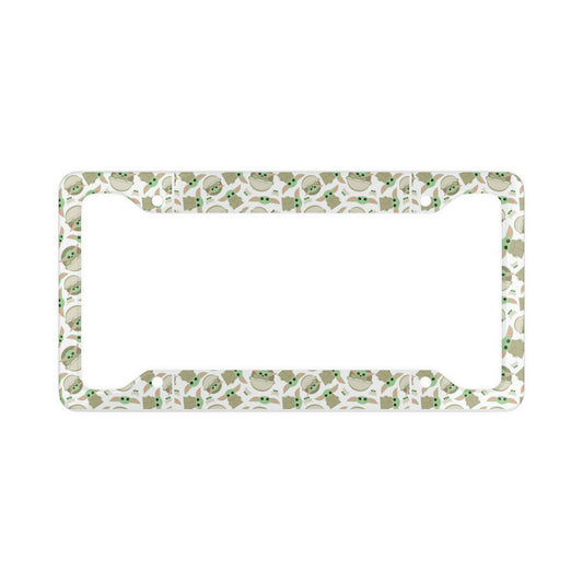 Grogu All-Over Print License Plate Frame - Fandom-Made