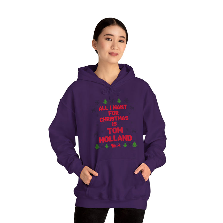 All I Want For Christmas Tom Holland Hoodie