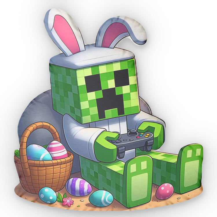 Minecraft Easter Pillow