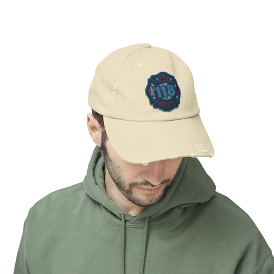 118 Squad Distressed Cap - Fandom-Made