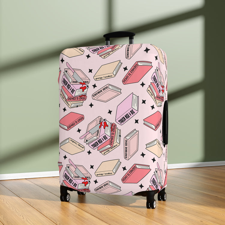 Romance Books Luggage Cover