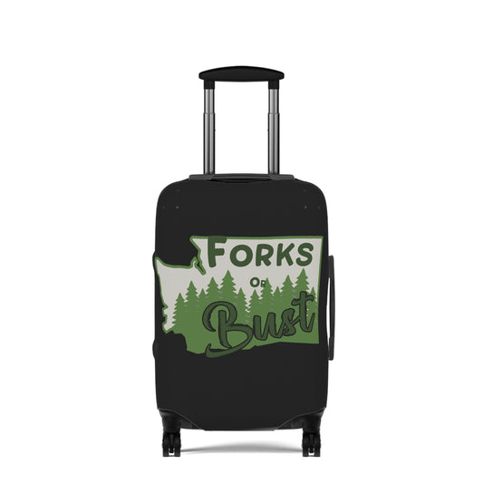 Forks Or Bust Luggage Cover