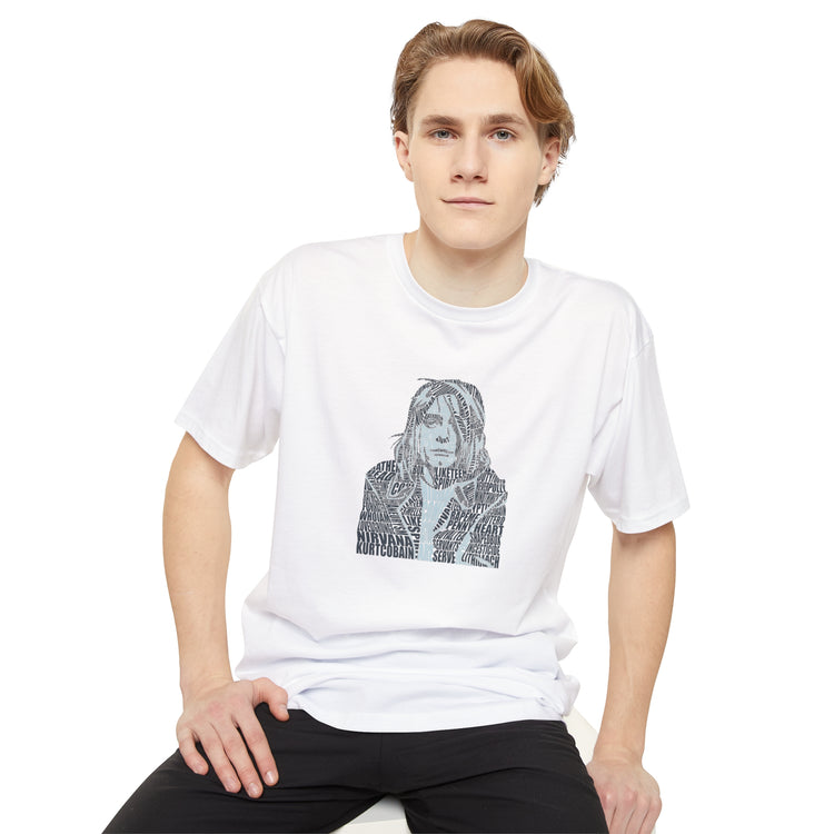 Kurt Cobain Unisex Long Body Tee - Fandom-Made