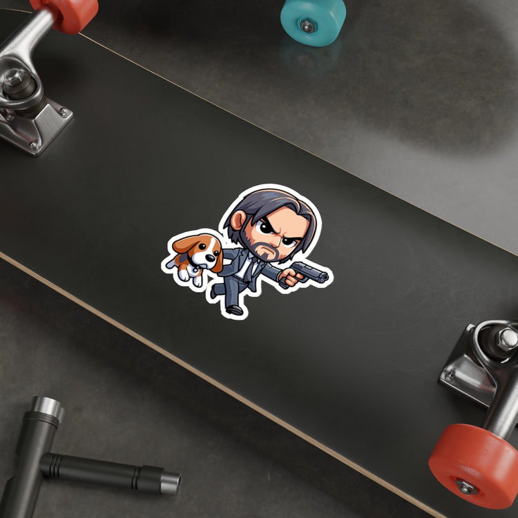 John Wick And Daisy Die-Cut Stickers - Fandom-Made