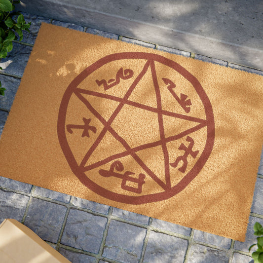 Devil's Trap Doormat - Fandom-Made