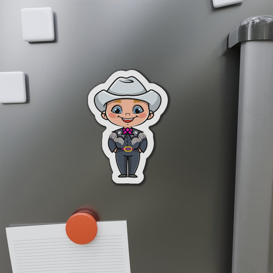 Western Ken Die-Cut Magnets - Fandom-Made