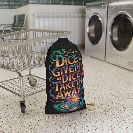 Dice Giveth Laundry Bag