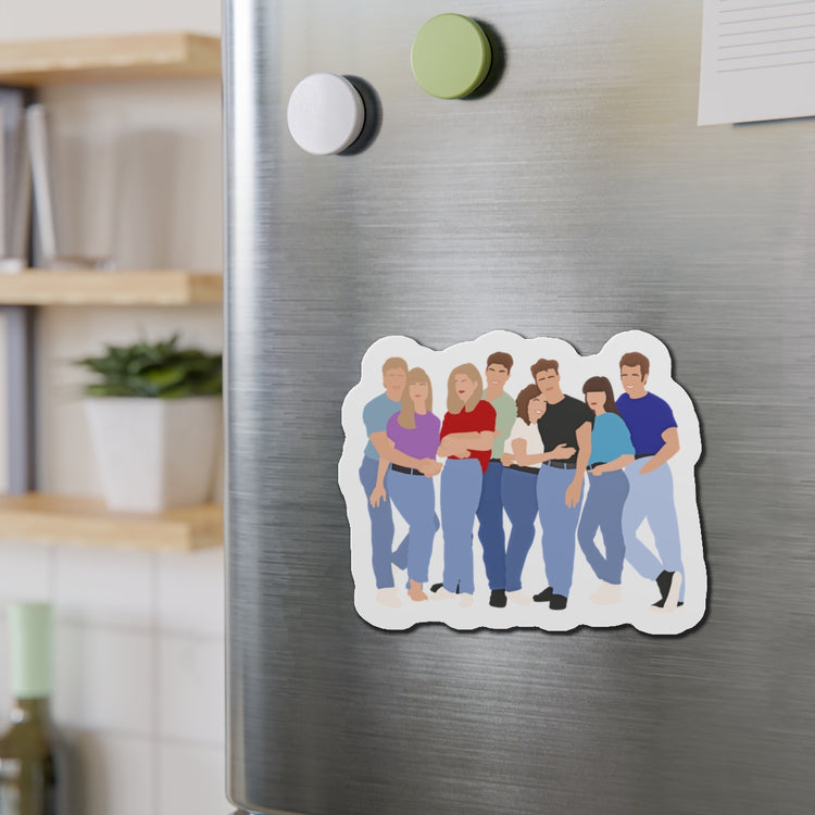 90210 Group Die-Cut Magnet - Fandom-Made