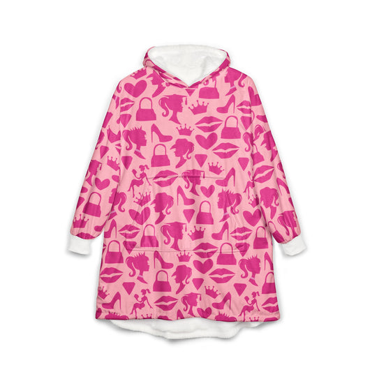 Girlie Doll Hooded Blanket - Fandom-Made