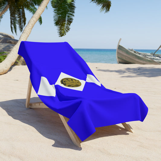 Blue Power Ranger Beach Towel - Fandom-Made