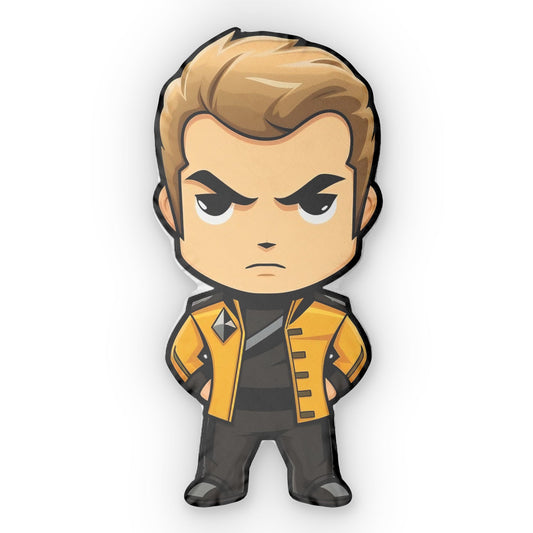 Admiral James T. Kirk-Shaped Pillow