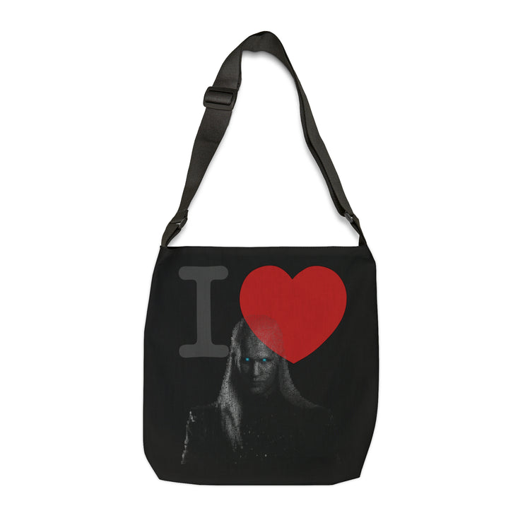 I Love Daemon Targaryen Adjustable Tote Bag - Fandom-Made