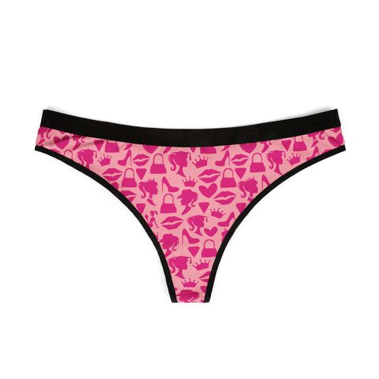 Girlie Doll Women's Thongs - Fandom-Made
