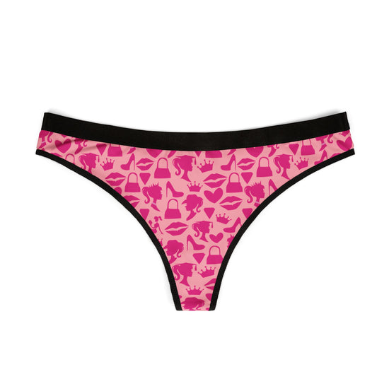 Girlie Doll Women's Thongs - Fandom-Made