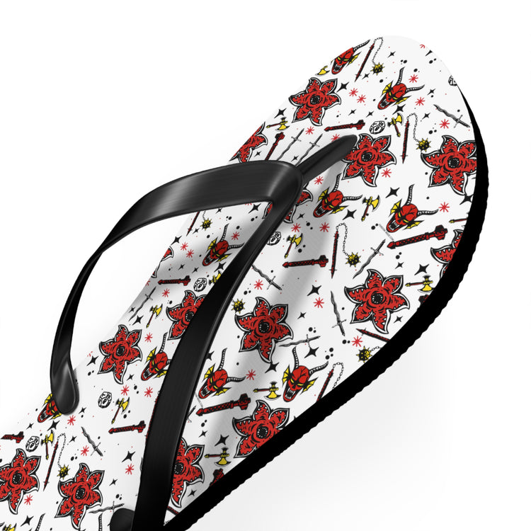 Stranger Things All-Over Print Flip Flops - Fandom-Made