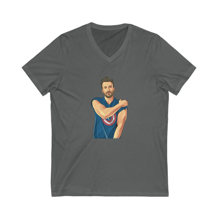 Chris Evans V-Neck T-Shirt - Fandom-Made