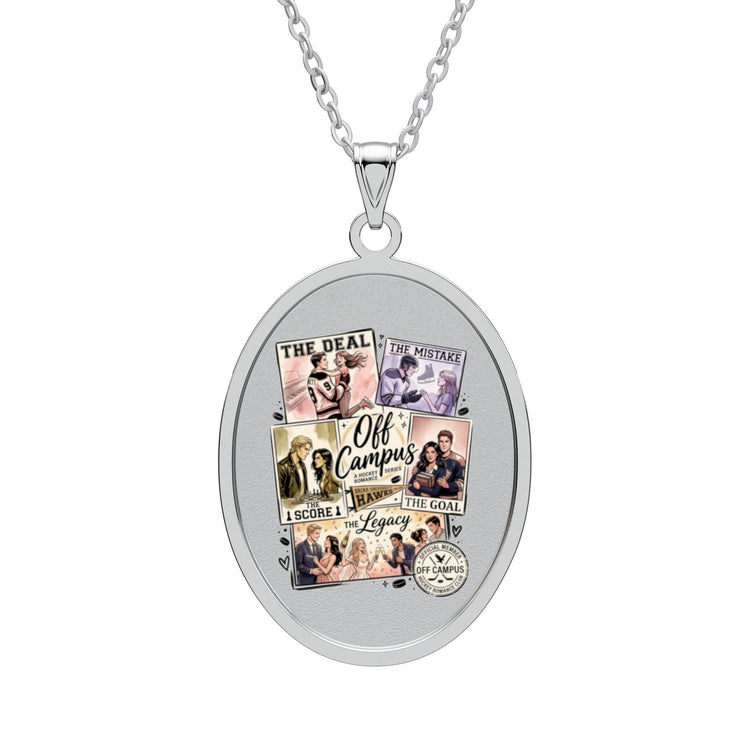Off Campus Member Oval Pendant