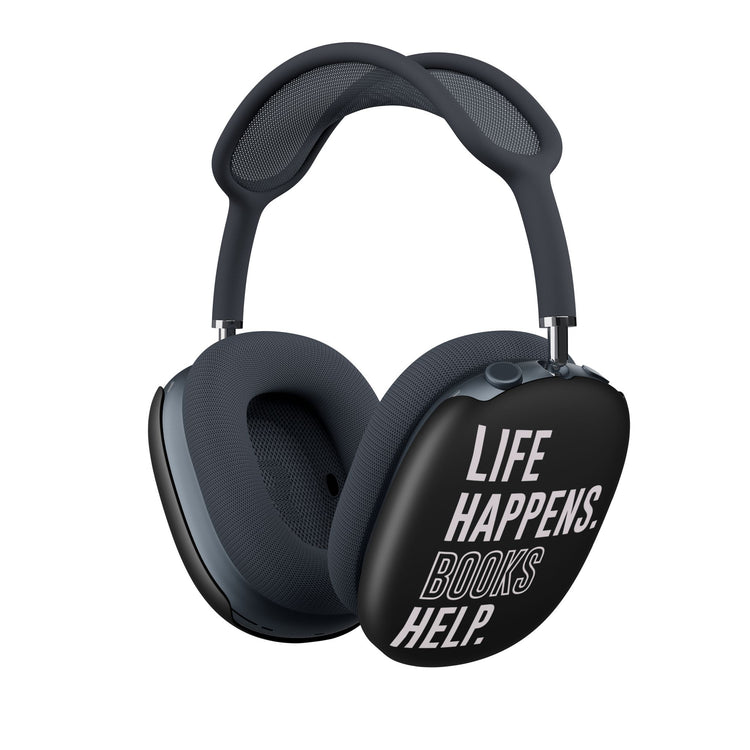 Life Happens Books Help AirPod Max Case - Fandom-Made