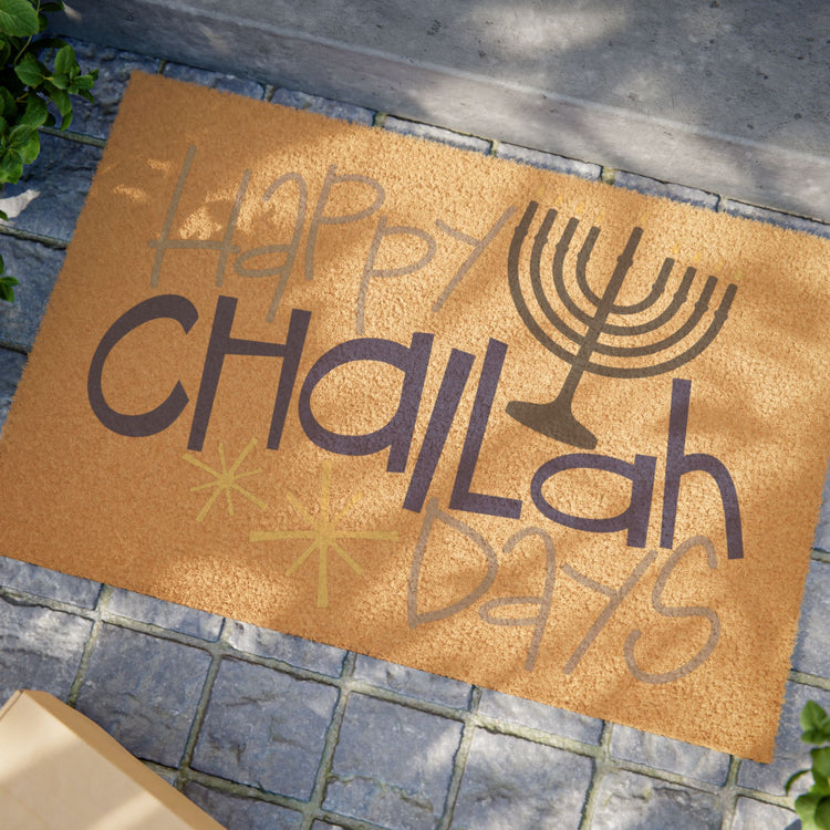 Happy Challah Days Doormat