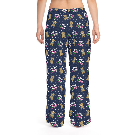 Choo Choos And Teddy Bears Women's Pajama Pants