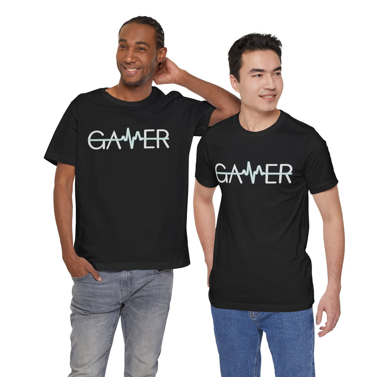 Gamer Heartbeat T-Shirt - Fandom-Made