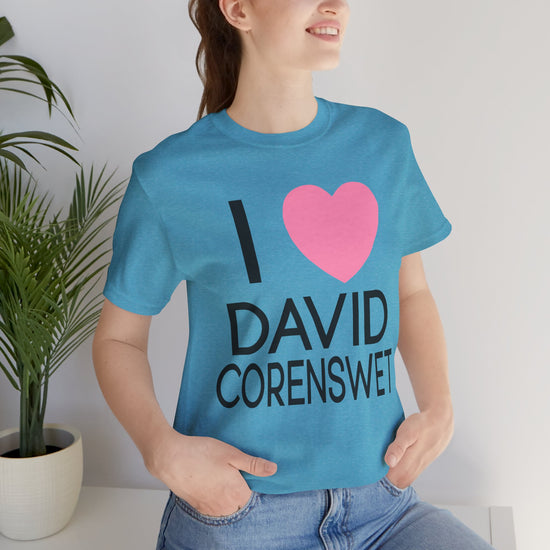 I Love David Corenswet Unisex T-Shirt - Fandom-Made