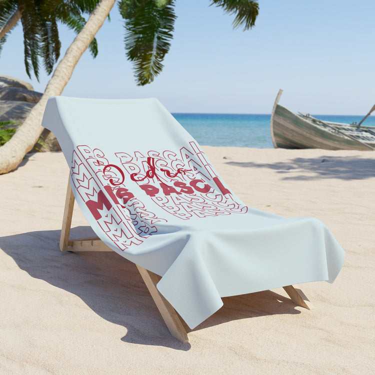 Mrs. Pascal Beach Towel