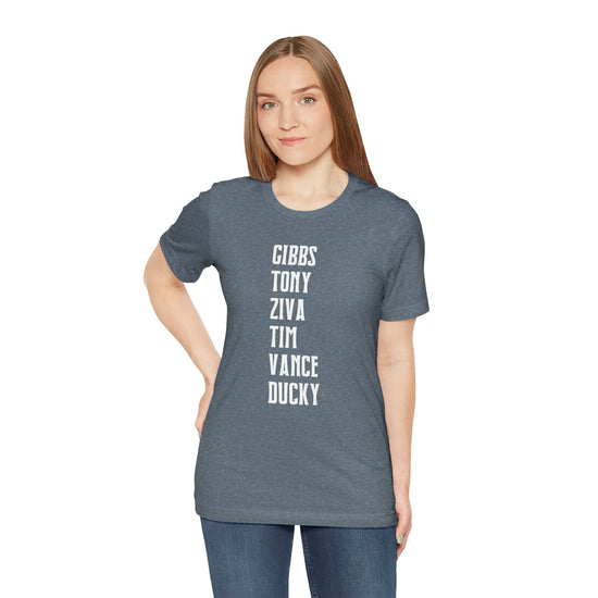 NCIS Names Unisex T-Shirt - Fandom-Made