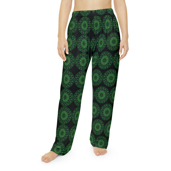 Weed Mandala Women's Pajama Pants - Fandom-Made