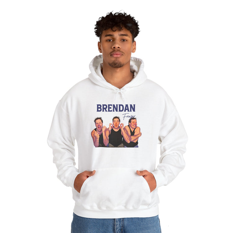 Faces of Brendan Fraser Hoodie