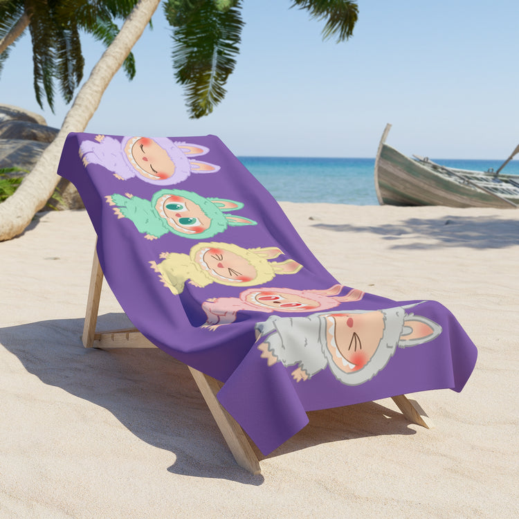 Bunny Time Beach Towel