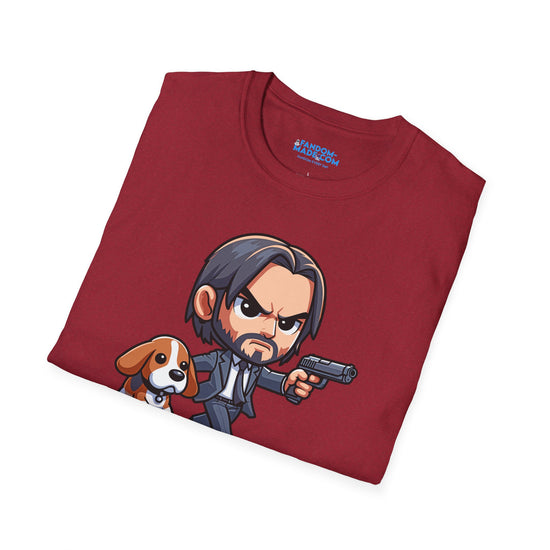 John Wick And Daisy Unisex Softstyle T-Shirt - Fandom-Made