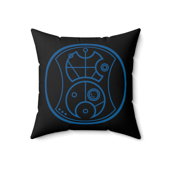 Hello Sweetie in Gallifreyan Square Pillow - Fandom-Made