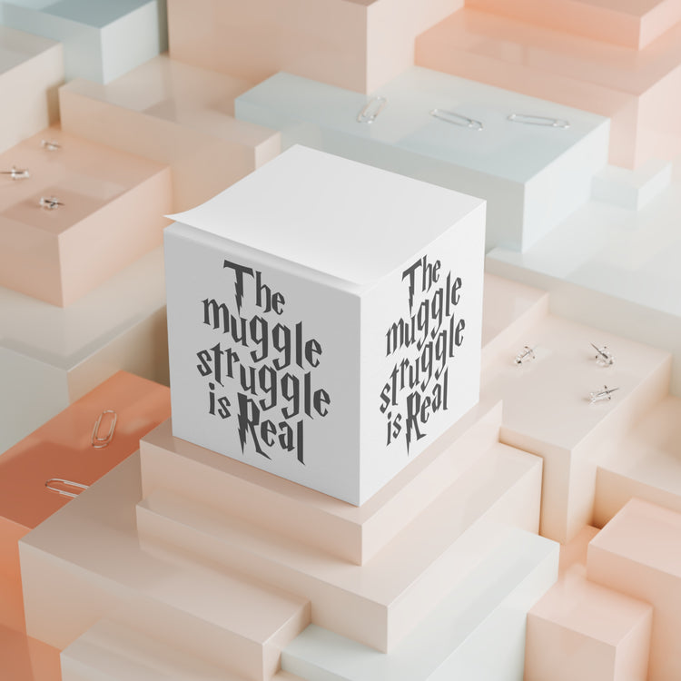 The Muggle Struggle Note Cube