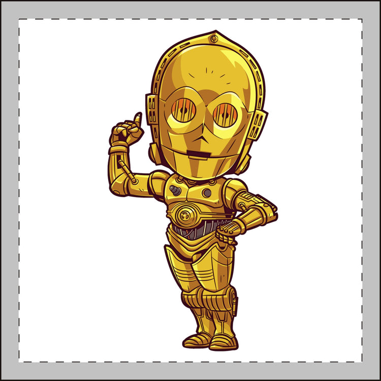 C3PO Mini Plush Keychain