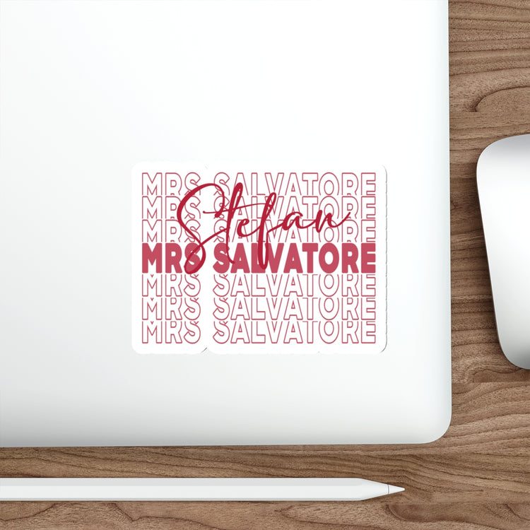 Mrs. Stefan Salvatore Die-Cut Sticker