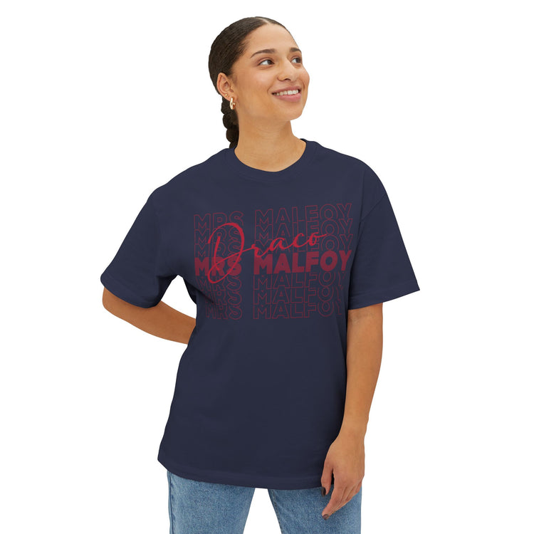 Mrs. Draco Malfoy Unisex Oversized Boxy Tee