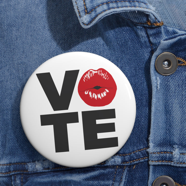 Vote Red Lips Pins - Fandom-Made