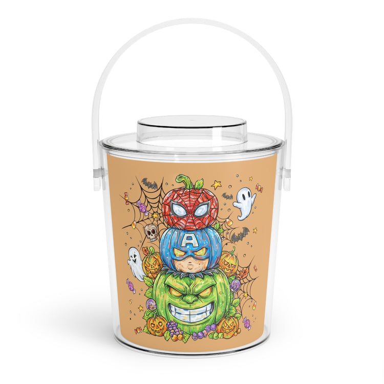 Super Halloween Ice Bucket with Tongs