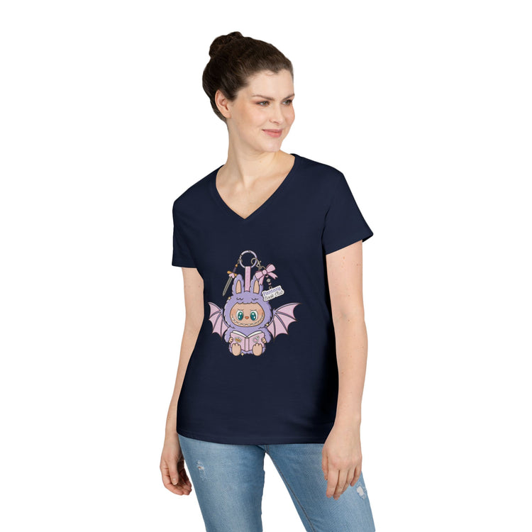 Fantasy Book Club Member Ladies' V-Neck Tee