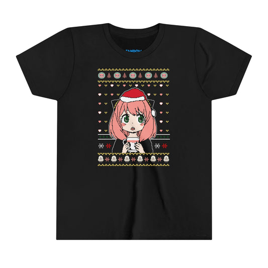 Anya Forger Ugly Christmas Sweater Youth Tee