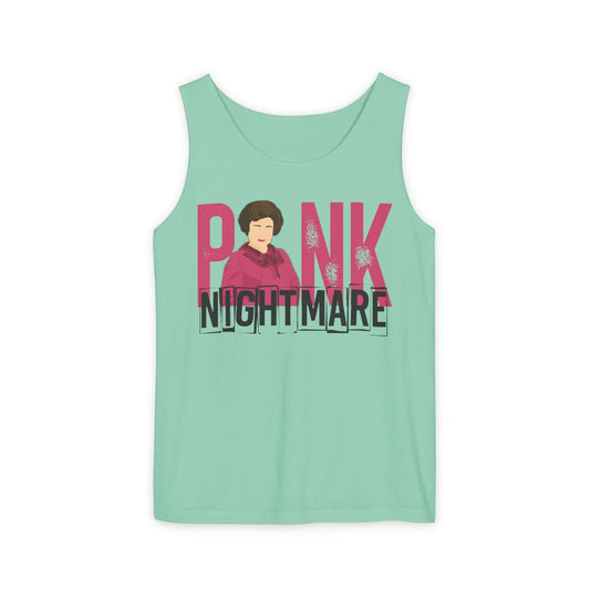 Pink Nightmare Unisex Garment-Dyed Tank Top