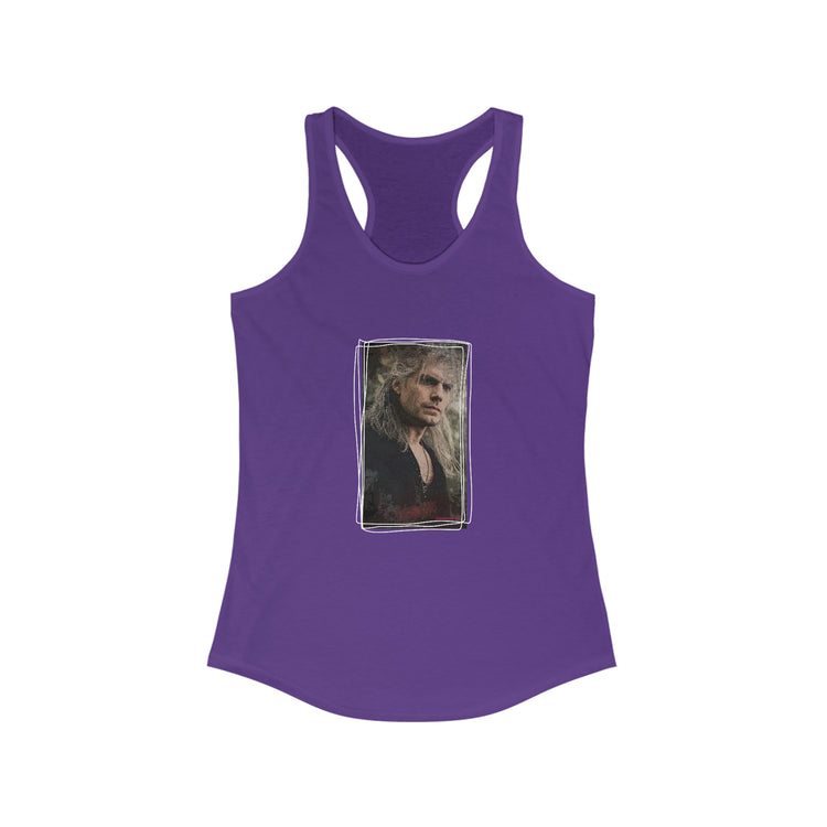 Geralt of Rivia Women's Ideal Racerback Tank - Fandom-Made