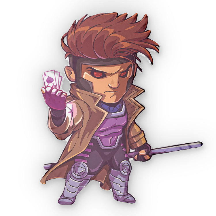 Gambit-Shaped Pillow - Fandom-Made