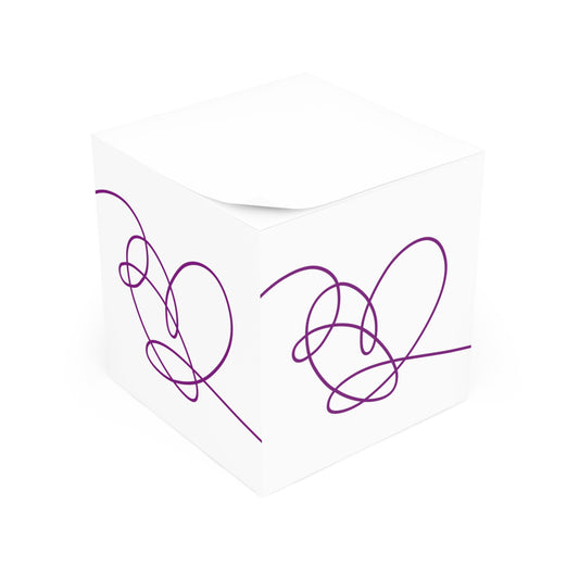 K-pop Heart Note Cube