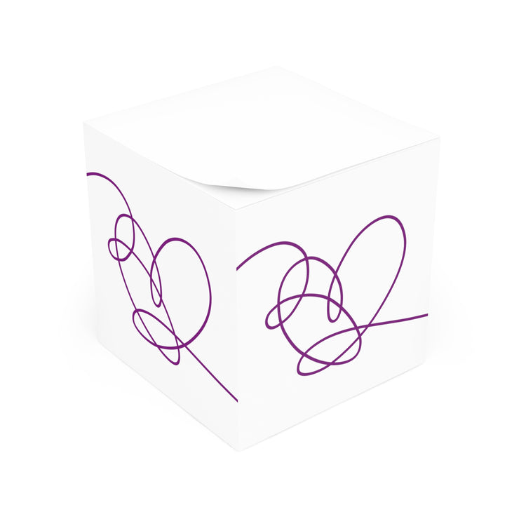 K-pop Heart Note Cube