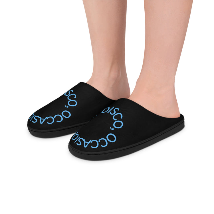 Disco Occasionally Women's Slippers - Fandom-Made