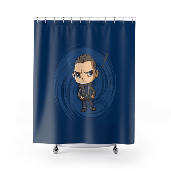 Timey Wimey Ninth Doctor Shower Curtains - Fandom-Made