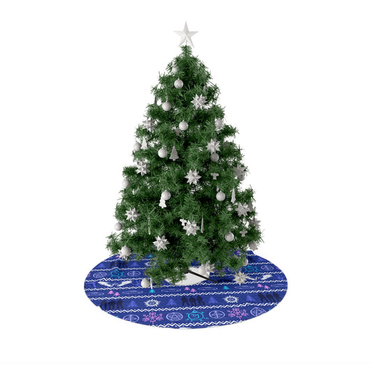 Supernatural Ugly Christmas Sweater Tree Skirt