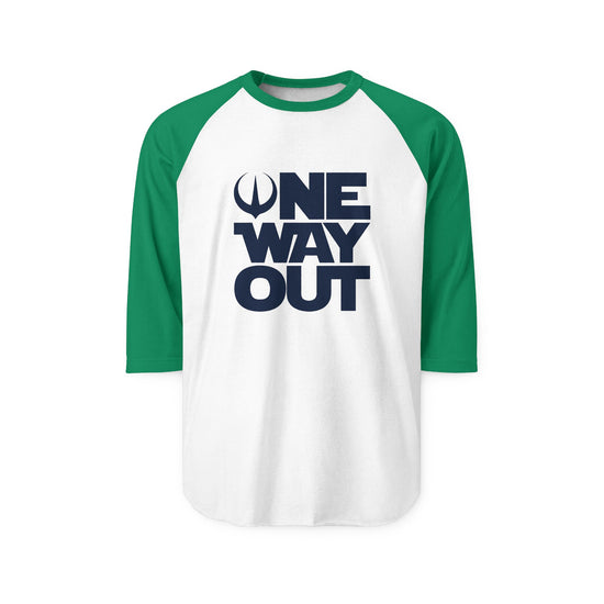 One Way Out 3/4 Raglan Shirt - Fandom-Made